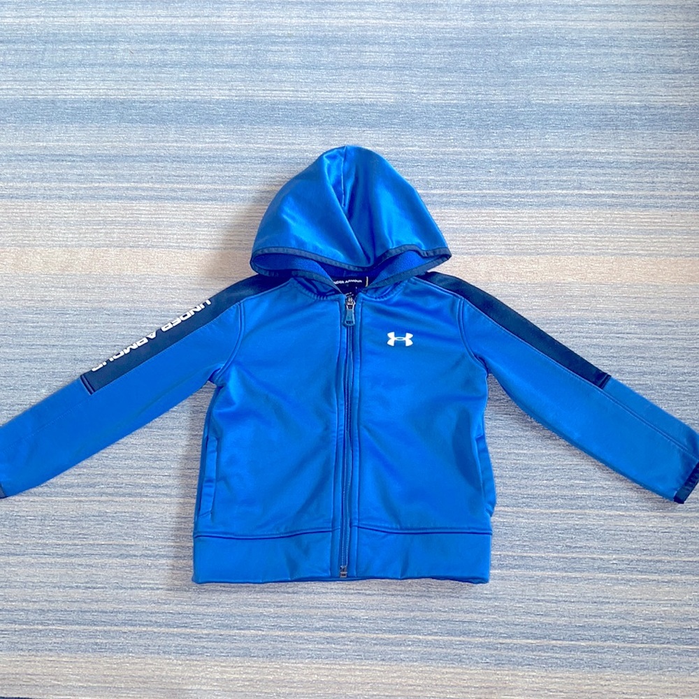 Under Armour Blue Fleece Zipup Jacket